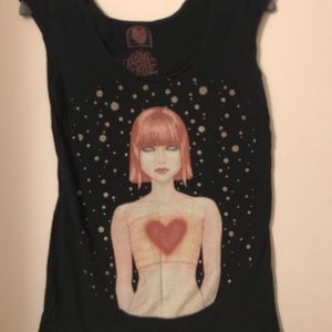 Cotton Candy Machine Tara McPherson Tank Top M